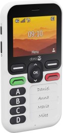 Doro Leva X10 6,1 cm (2.4") 117 g Czarny, Biały Telefon dla seniora