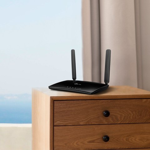 Router TP-Link TL-MR6400 bezprzewodowy Fast Ethernet 2,4 GHz 4G Czarny