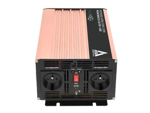 AZO Digital Przetwornica napięcia 12 VDC / 24 VDC / 230 VAC SINUS IPS-2000S 2000W DUO