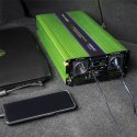 Qoltec Monolith adapter zasilający/ inwentor Automatyczna 6000 W Zielony