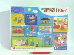 !!! CLE puzzle 10w1 SuperKolor Świnka Peppa 20271 ŚWINKA