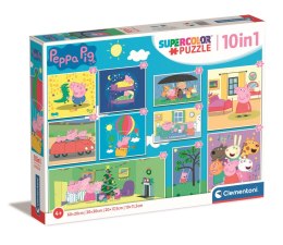 !!! CLE puzzle 10w1 SuperKolor Świnka Peppa 20271 ŚWINKA