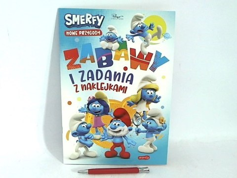 Zabawy i zadania z naklejk.Smerfy Nowe przyg.71295 HARPERKIDS