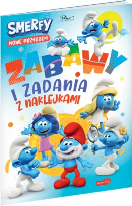 Zabawy i zadania z naklejk.Smerfy Nowe przyg.71295 HARPERKIDS