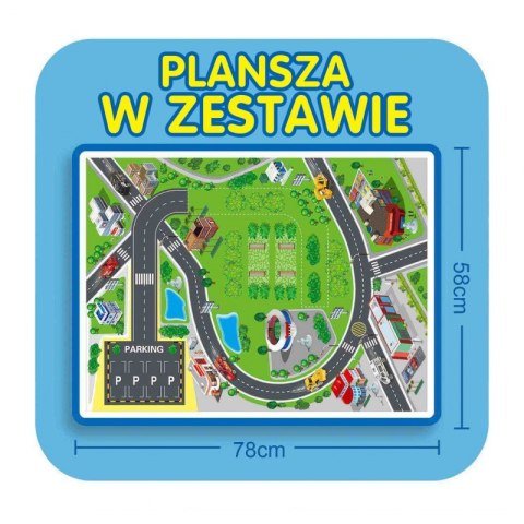 WOOPIE Tor Spirala Garaż dla Samochodzików 3 szt. GARAż