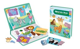 KX5428_1 Układanka puzzle magnetyczne zwierzęta safari WIALAN