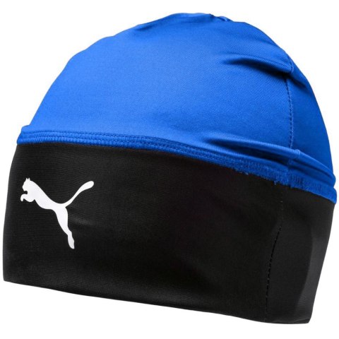 ND05_C3969 22355 02 Czapka Puma Liga Beanie Senior niebiesko-czarna 22355 02 TRES