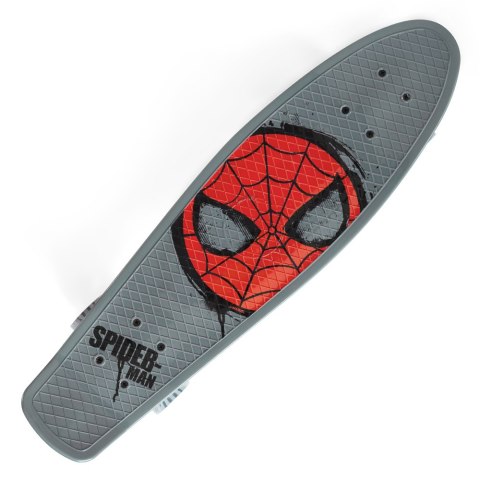 ND15_59968 DESKOROLKA FISZKA DUŻA SPIDER-MAN GREY TRES