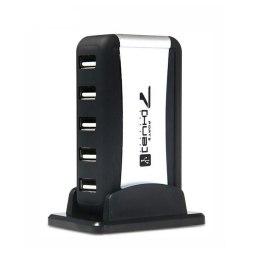 ND32_K462A K462A HUB 2.0 USB 7 PORT + ZASILACZ NEW TRES