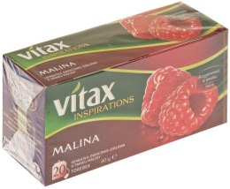 ND39_296543 HERBATA EXPRESOWA VITAX INSPIRA MALINA OP20SZ VITAX