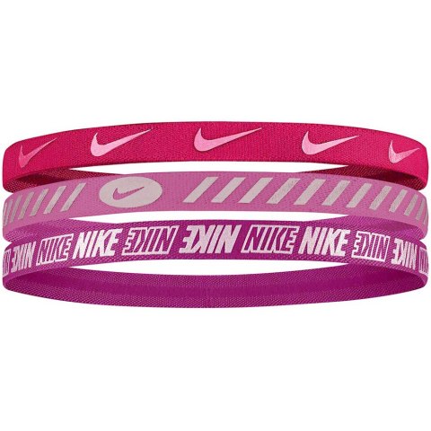 ND05_O2627 N1004527616OS Opaski na głowę Nike Headbands 3.0 różowe N1004527616OS TRES