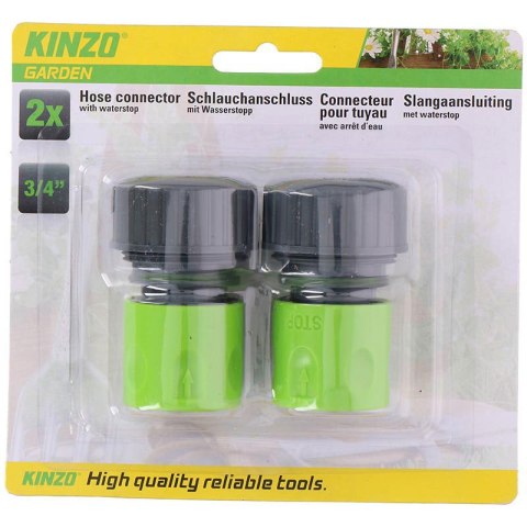 ND38_8711252122298 Kinzo - Złączka węża ogrodowego 3/4 2 szt. KINZO