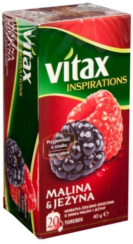 ND39_296545 HERBATA EXPRESOWA VITAX INSPIRA MALINA/JEZ OP20 VITAX