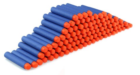KX7683_1 Strzałki do wyrzutni kompatybilne z NERF 10sztuk 7,2cm NIEZNANY
