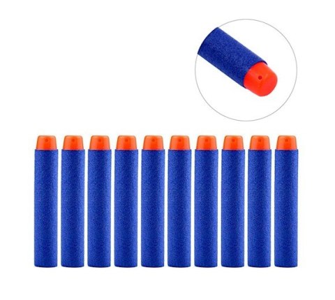 KX7683_1 Strzałki do wyrzutni kompatybilne z NERF 10sztuk 7,2cm NIEZNANY