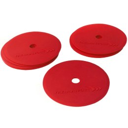 ND05_Z0935 100584 Zestaw znaczników pola Yakima Sport płaskie 10 szt. czerwone 100584 Yakima