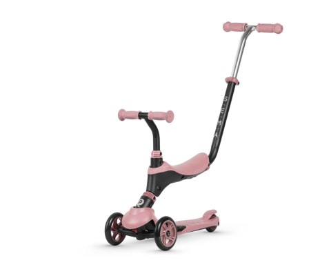 ND18_4541 Qplay Hulajnoga Sema 3w1 Pink KLOCKIBLOCKI