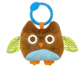 ND18_4663 Zawieszka pluszowa Sówka - Happy owl - 2552 BROWN MILLY