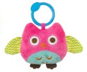 ND18_4664 Zawieszka pluszowa Sówka - Happy owl - 2552 PINK MILLY