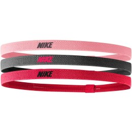 ND05_O2680 N1004529658OS Opaski na głowę Nike Elastic 2.0 3 szt. różowa, fioletowa, j.różowa N1004529658OS TRES