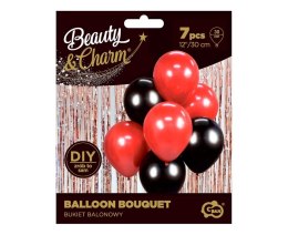 ND39_507785 BALON DEKOR 12 BUKIET CZE/CZAR 7SZT GO PUD GODAN
