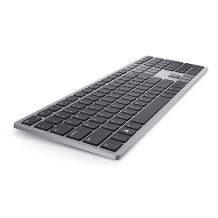 Dell Bezprzewodowa Klawiatura Dell KB700 w kolorze Titan Gray - Technologia 2.4 GHz i Bluetooth 5.0, Układ RU, Wysokość Regulowana, K