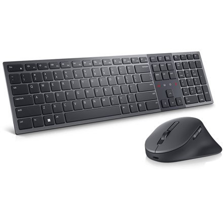 Dell Dell | Premier Collaboration Keyboard and Mouse | KM900 | Keyboard and Mouse Set | Wireless | US | Graphite | USB-A | Wireless c