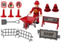 ND24_12427 Zestaw Straż Pożarna Dźwig Znaki Drogowe Strażak 5905214970147 LEANTOYS