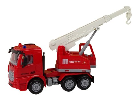 ND24_12427 Zestaw Straż Pożarna Dźwig Znaki Drogowe Strażak 5905214970147 LEANTOYS