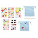 WOOPIE ART&FUN Zestaw Kreatywny Magiczna Torebka + Naklejki do Dekorcji ponad 109 szt. WOOPIE