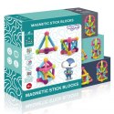 WOOPIE Magnetyczne Klocki Konstrukcyjne Edukacyjne Duże Grube 38 el. WOOPIE