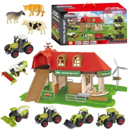 WOOPIE Zestaw Farma Zagroda Traktory + Figurki 42 el. WOOPIE