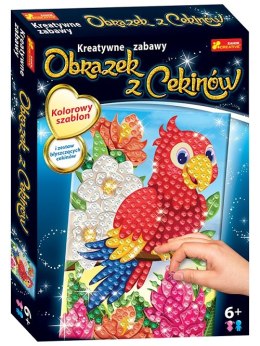Cekinowy obrazek Papuga 52048 RANOKCREATIVE
