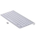 KX5112_1 Klawiatura bezprzewodowa Smart TV srebrna JELLY
