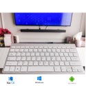 KX5112_1 Klawiatura bezprzewodowa Smart TV srebrna JELLY