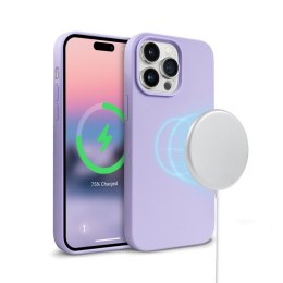 ND38_CRG-COLRM-IP1467P-PRP Crong Color Cover Magnetic - Etui iPhone 14 Pro Max MagSafe (fioletowy) IPHONE