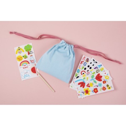 WOOPIE ART&FUN Zestaw Kreatywny Magiczna Torebka + Naklejki do Dekorcji ponad 109 szt. WOOPIE