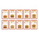 WOOPIE GREEN Drewniany Burger Restauracja Układanka dla Dzieci 15 el. Certyfikat FSC WOOPIE