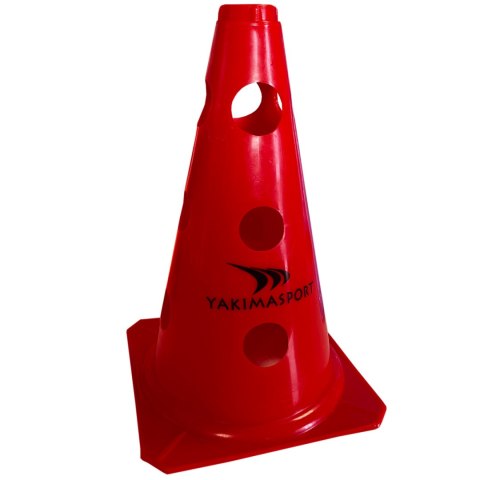 ND05_P9387 100606 Pachołek z otworami Yakima Sport 23 cm czerwony 100606 Yakima