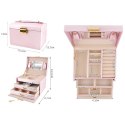 ND12_12972 Szkatułka kuferek na biżuterię - różowy 5902802908568 BEAUTYLUSHH