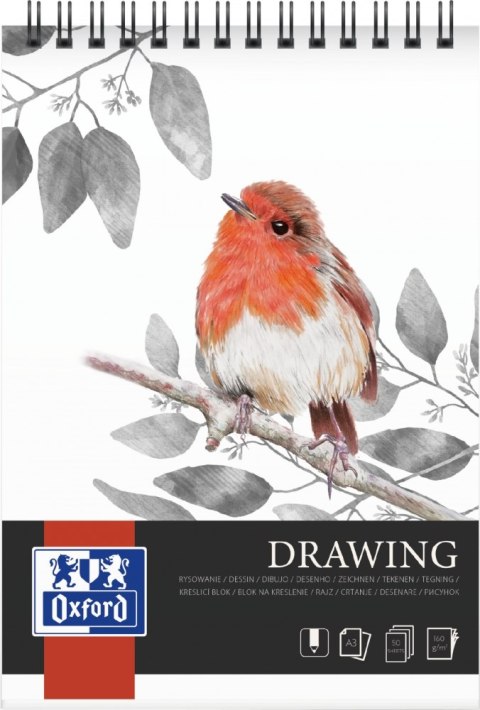 ND39_516969 SZKICOWNIK A3/30K 160G NA SPIRALI DRAWING OXF OXFORD