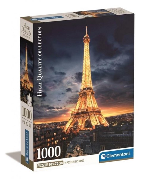 CLE puzzle 1000 Compact Wieża Eiffla 39703 SCOOTANDRIDE