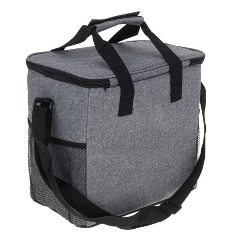 KX4986_1 Torba termiczna na lunch plażę piknik 16L szara NIEZNANY