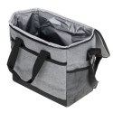 KX4986_1 Torba termiczna na lunch plażę piknik 16L szara NIEZNANY