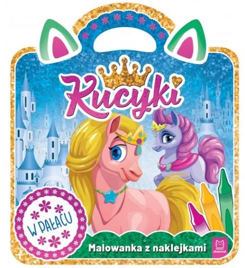 Kucyki Malowanka z naklejk.W pałacu 3912 36876 AKSJOMAT