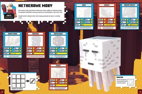 Minecraft Księga Netheru i Kresu z naklejk...80426 HARPER