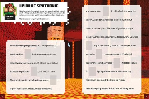 Minecraft Księga Netheru i Kresu z naklejk...80426 HARPER