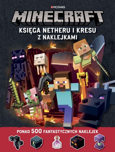 Minecraft Księga Netheru i Kresu z naklejk...80426 HARPER