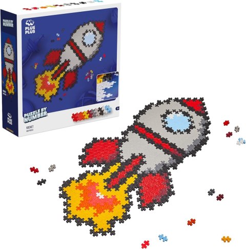 Plus-Plus Puzzle By Number Rakieta 07594 PLUS-PLUS