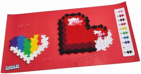 Plus-Plus Puzzle By Number Serce 250el 06900 PLUS-PLUS
